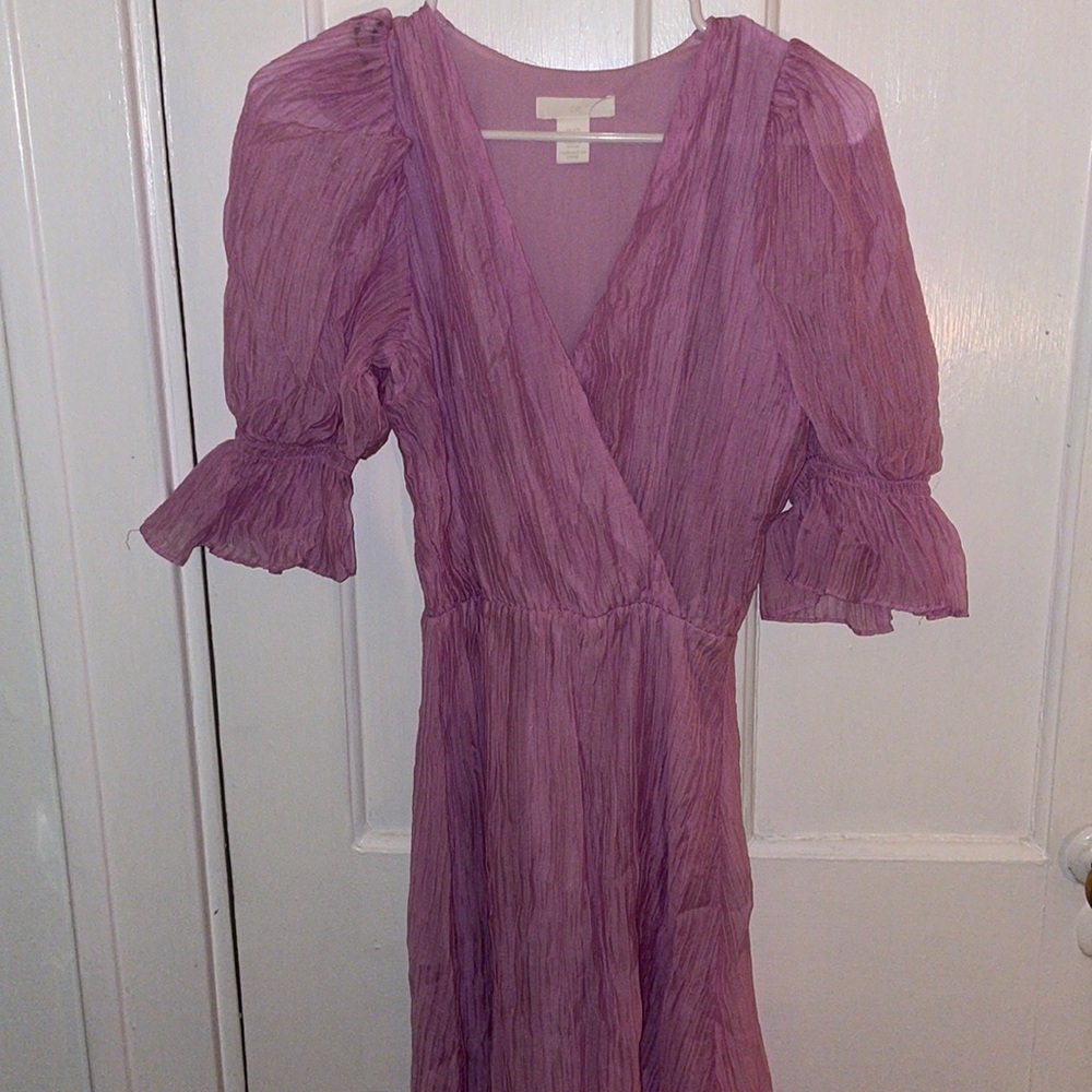 Maxi purple dress